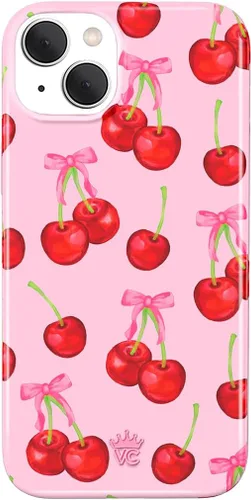 Vista 73 de VELVET CAVIAR Funda para iPhone 15, compatible con MagSafe, probada en caídas de 10 pies, Berry Baby