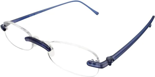 Vista 10 de Calabria 714 Anteojos de lectura sin montura con lentes transparentes, color carbón, lentes de lectura para hombres y mujeres, lectores