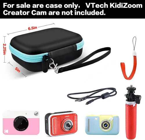 Vista 2 de Funda para cámara infantil para VTech KidiZoom Creator Cam HD Video Camera / para cámaras KODAK Printomatic de impresión instantánea digital