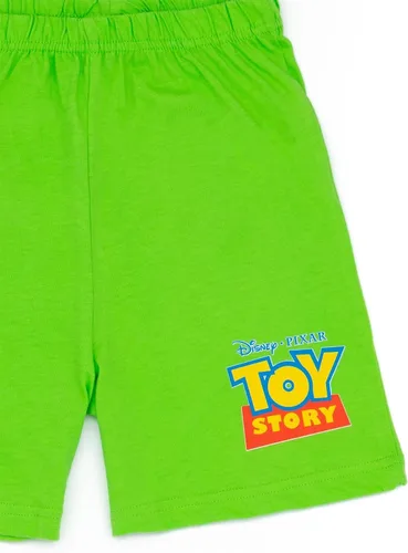 Vista 5 de Disney Toy Story - Conjunto de pijama para niños Camiseta y pantalones cortos Buzz Lightyear Hero para niños, ropa de dormir de película, regalo