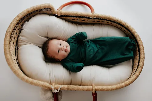 Vista 183 de Three Little Tots Vestido de corbata anudada para bebé recién nacido - Bebé