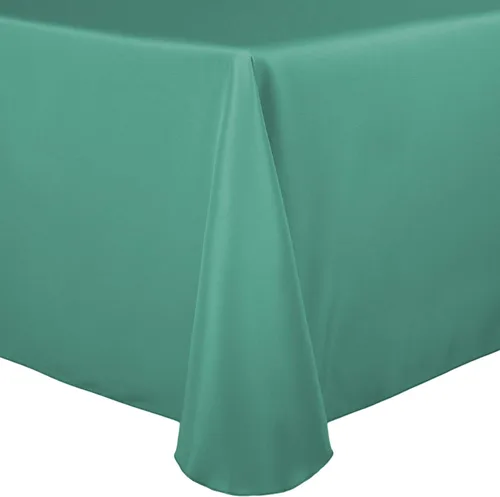 Vista 14 de Ultimate Textile Mantel ovalado de lino de poliéster de 60 x 102 pulgadas, color marrón cobre