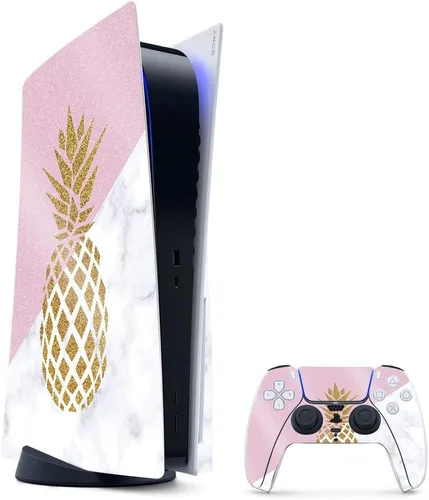 Vista 32 de MightySkins - Skin para juegos con purpurina brillante para PS5 y PlayStation 5, ágata amatista, acabado duradero con purpurina de alto brillo