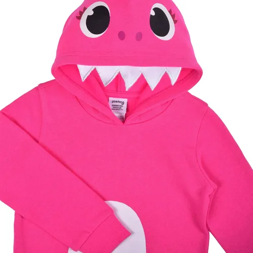 Vista 2 de Nickelodeon Sudadera con capucha para niña Baby Shark - Rosa