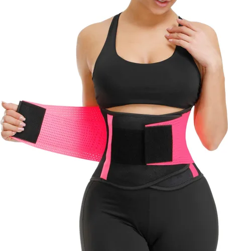 Vista 17 de VENUZOR Cinturón de entrenamiento de cintura para mujer – Faja reductora de cintura – Cinturón adelgazante – Cinturón deportivo (grado UP)
