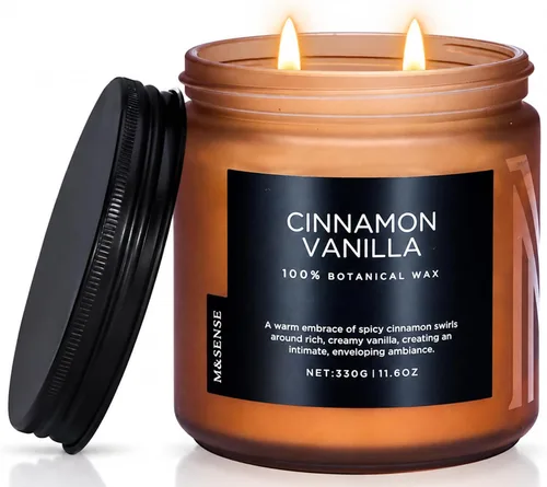 Vista 31 de M&SENSE Ode to Winter - Vela perfumada para el hogar, cera de soja natural, mecha de algodón, aroma de invierno, 7.05 onzas hasta 50 horas de tiempo