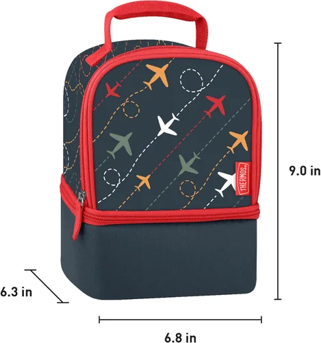 Vista 4 de THERMOS Kit de almuerzo doble sin licencia, ruta de vuelo