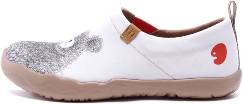 Vista 92 de UIN Mocasines casuales para mujer, de viaje, pintados, para caminar, ligeros, cómodos, de lona, tenis de moda