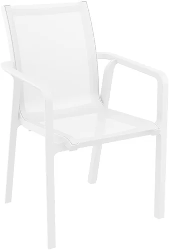 Vista 11 de Compamia Pacific Sling - Silla con brazo en color negro (juego de 2)