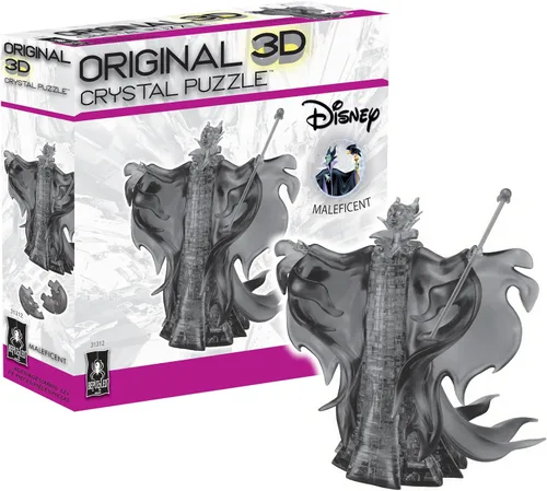 Vista 20 de Disney - Rompecabezas 3D de cristal de Cenicienta Carriage de lujo, rompecabezas de cerebro, a partir de 12 años
