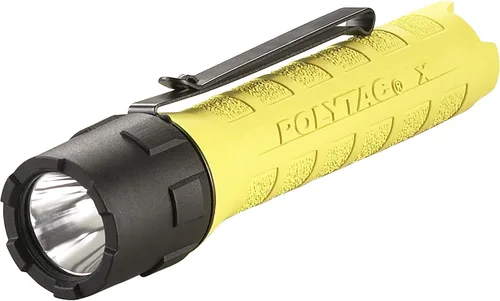 Vista 6 de Streamlight 88605 PolyTac X - Linterna táctica profesional multicombustible de 600 lúmenes, viene en una caja, estilo Coyote