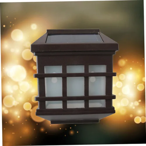 Vista 3 de Ipetboom Luces solares de pared estilo panel de ventana, sensor de luz de plástico ABS, iluminación de seguridad al aire libre para patio, camino