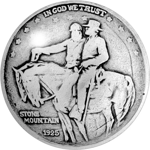 Vista 6 de American Eagle Half Dollar - Moneda de reproducción de 1-1/4 pulgadas (2 unidades)