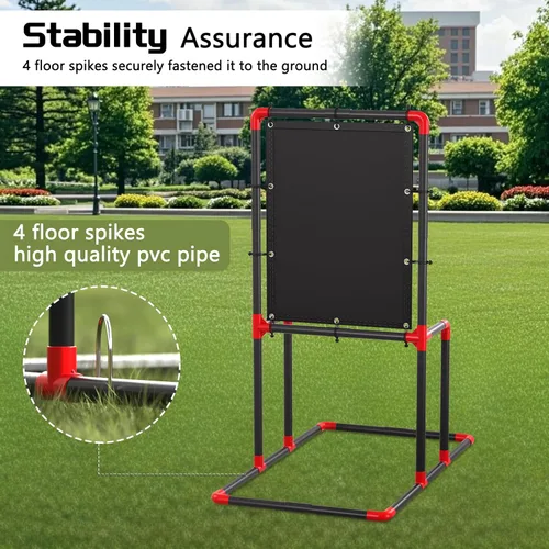 Vista 5 de Objetivo de zona de strike de béisbol para bolas de plástico Compatible con entrenamiento de lanzamiento de Wiffle Ball y Blitzball Fácil