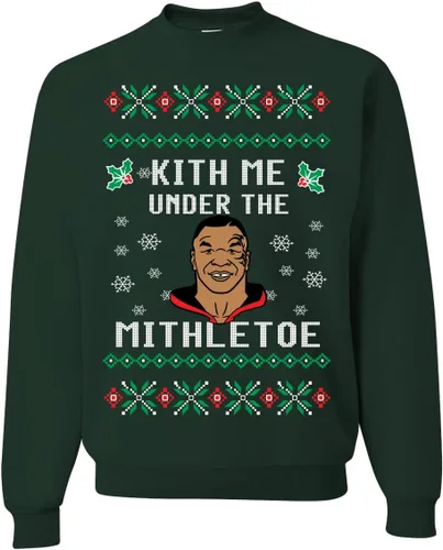 Vista 18 de Merry Chrithmith Ugly Christmas Sweater Unisex Crewneck Graphic Sweatshirt Negro Bitcheth