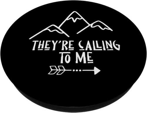 Vista 2 de Outdoorsy Ropa Senderismo Regalos para Niñas Escalada de Montaña PopSockets Agarre y Soporte para Teléfonos y Tabletas