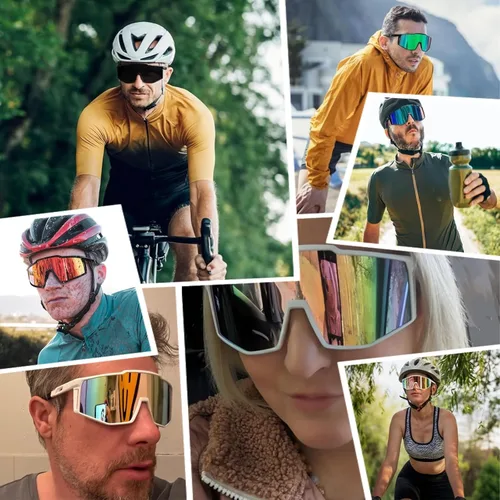 Vista 3 de FEISEDY Gafas de sol deportivas para jóvenes, adolescentes y adultos, gafas de sol para ciclismo, béisbol y tenis, gafas de sol para hombres