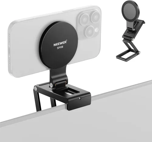 Vista 10 de NEEWER PA118 - Soporte magnético para teléfono celular, soporte magnético de doble cara compatible con MagSafe iPhone, accesorios para tablero