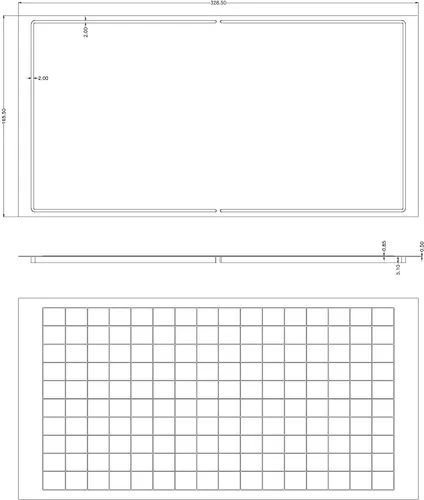 Vista 6 de SAM4s SPS 520, SPS 530 ER 5200M, ER 5200, cubierta plana para teclado de caja registradora, cubierta de silicona húmeda - 1 pieza