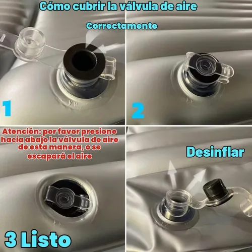 Vista 4 de Colchón de aire del coche, extensor inflable del relleno de la brecha