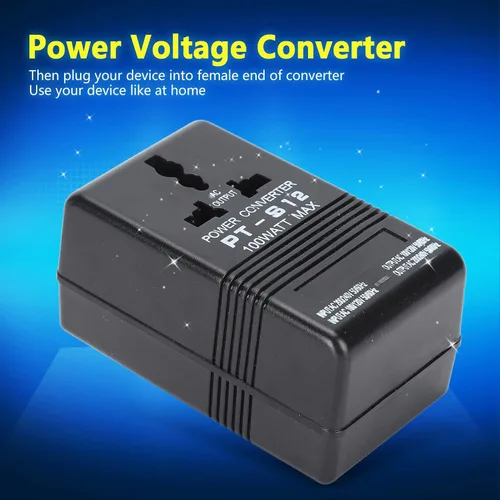 Vista 8 de Convertidor de voltaje AC 100v a 120v a 220v a 240v Step Up adaptador de corriente transformador 100w para viajes