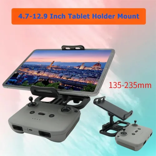 Vista 4 de Soporte universal ajustable de 4.7-12.9 pulgadas compatible con Dji Mavic 2/Zoom/Pro Mini 2/2S/SE, Air 2/2S, Pro/Spark/ZINO, clip de teléfono