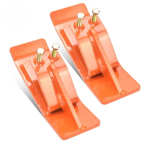 Vista 9 de Protector de Cubo de Tractor (Versión Mejorada), 2 Piezas Protector de Borde de Esquí, Protector de Patín Domador de Césped con Tuercas y Pernos