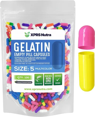 Vista 16 de XPRS Nutra Cápsulas vacías tamaño 5 – 100 cápsulas de gelatina vacías transparentes muy pequeñas – Pastillas de relleno de cápsulas de bricolaje