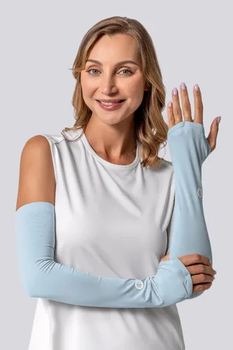 Vista 2 de Mangas de brazo de rendimiento para mujer - Protección solar UPF 50+ - Backspin