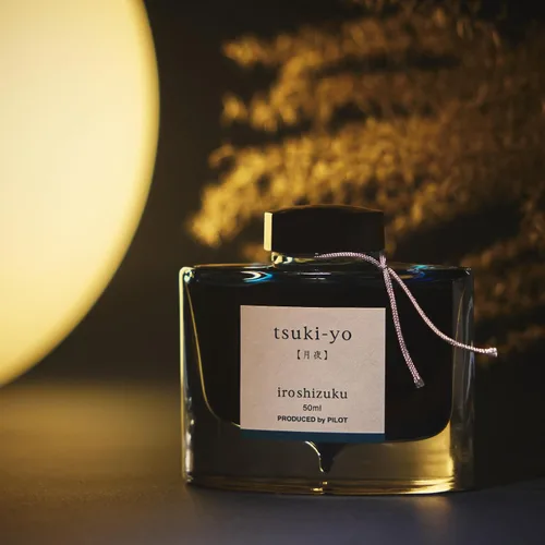 Vista 2 de Pilot Iroshizuku - Tinta para pluma estilográfica, botella de 1.7 fl oz, color verde azulado