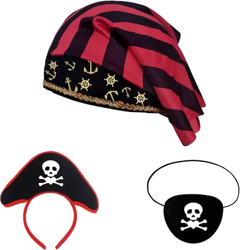 Vista 7 de ZZIHA Disfraz de pirata para niñas, vestido de princesa pirata, disfraz de bucanero de mar, 3-9 años