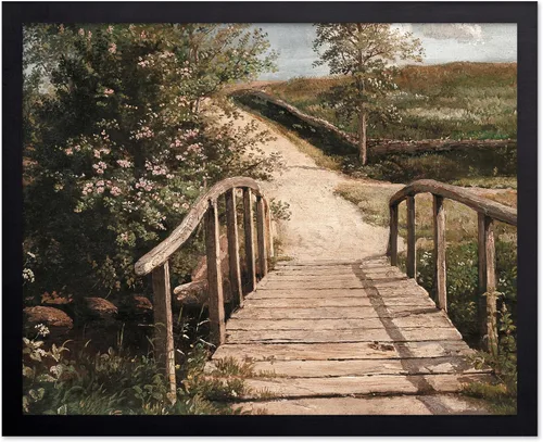 Vista 90 de Poster Master Póster vintage The Beginning Of Spring – Impresión retro de invierno – Arte de nieve – Arte de paisaje – Regalo para hombres y mujeres