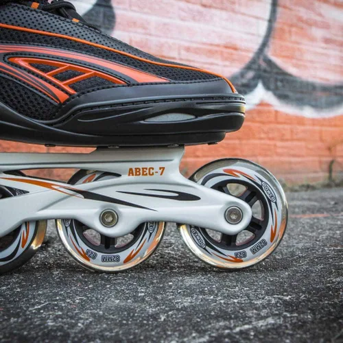 Vista 4 de Panther - Patines en línea para hombre con correa ajustable, ruedas de 3.228 in, ajuste suave para comodidad Patines de larga distancia Roller