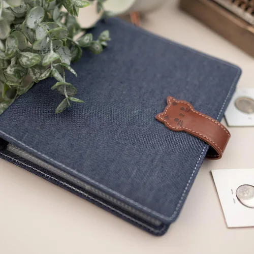 Vista 3 de Álbum de Fotos de Cabina de Fotos 2x6 - Cuaderno con Purpurina de 6 Anillos Carpeta Brillante con 20 Fundas para Fotos de 2 por 6 - Se Adapta a 80