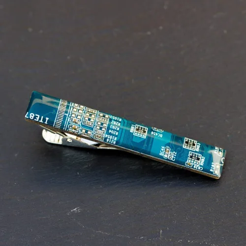 Vista 43 de Clip de corbata para placa de circuito, regalo único para geek de la computadora