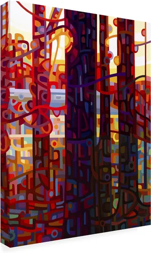 Vista 7 de Trademark Fine Art Carnelian Morning by Mandy Budan - Colgante de pared, 14 x 19 pulgadas