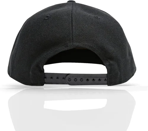 Vista 4 de Gorra de béisbol negra para hombres y mujeres, sombrero Snapback para deportes, correr, entrenamiento y tenis, sombrero de rendimiento de protección