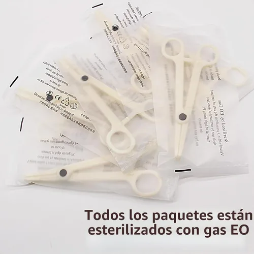 Vista 5 de Rayyl Juego de herramientas para piercing corporal - Kit de piercing de 42 piezas con agujas de piercing de 12G 14G 16G 18G 20G, pinzas de piercing