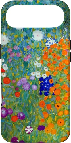 Vista 27 de Gustav Klimt Flower Garden Case for iPhone 16