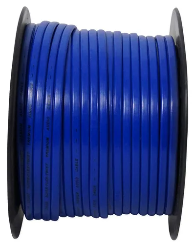 Vista 2 de Rockville R14G75MS-BL Azul Bobina de 75 pies Marino/Barco 14 AWG Cable de altavoz