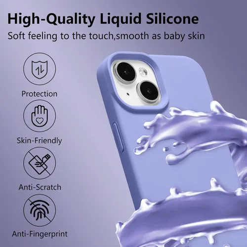 Vista 238 de Funda magnética de silicona para iPhone 13 Pro, color blanco antiguo [Compatible con Magsafe] [Forro de microfibra suave antiarañazos], funda