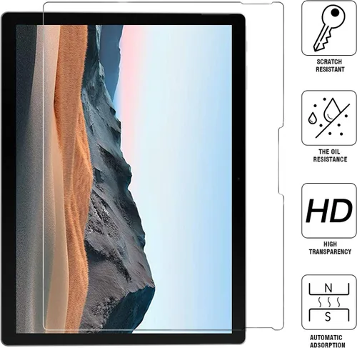 Vista 7 de Megoo Protector de pantalla para Surface Book 3 de 15 pulgadas, vidrio templado, transparente HD, dureza 9H, también para Microsoft Surface Book 2