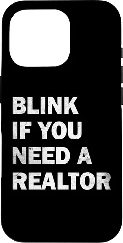Vista 20 de Blink If You Need A Realtor Real Estate Agent Dad Men Women Case for iPhone 17