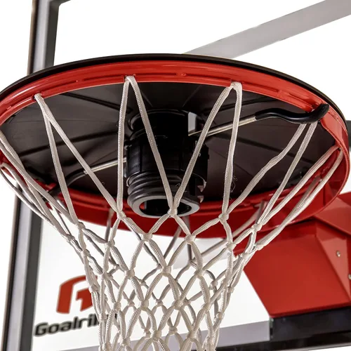 Vista 28 de Goalrilla El bloqueador de llantas de baloncesto protege tu aro con un sistema de bloqueo, color negro