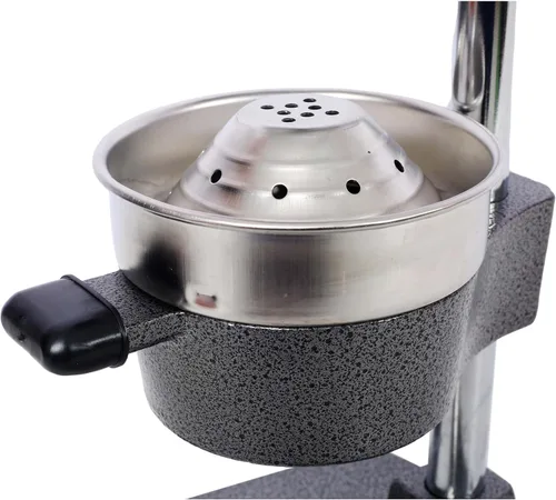 Vista 4 de Exprimidor de cítricos de hierro fundido: exprimidor manual de naranja de grado comercial, exprimidor de prensa manual resistente para naranja limón