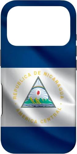 Vista 30 de Funda con la bandera de Nicaragua para iPhone 17
