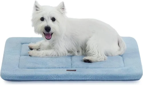 Vista 18 de Made4Pets Cojín Cama para Jaula de Perros Medianos y Grandes, Lavable y Reversible, Tapete Antideslizante para Perrera para un Sueño Acogedor, Cama