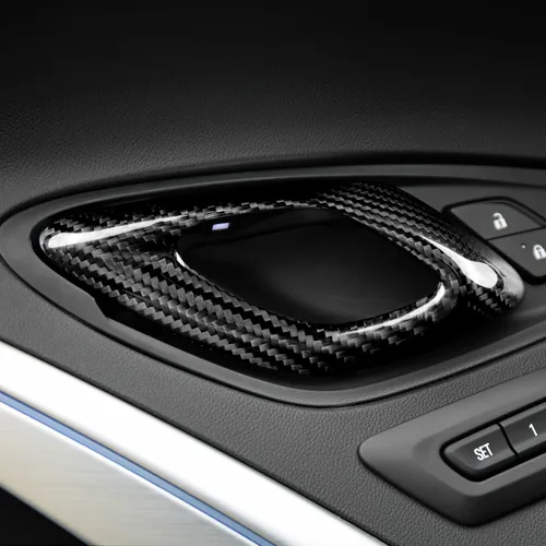 Vista 5 de AIRSPEED Paneles de Puerta de Automóvil de Fibra de Carbono Real Cubierta Moldura Interior para Chevrolet Camaro 2016 2017 2018 2019 2020 2021 2022