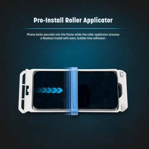 Vista 8 de magglass Protector de pantalla de bloqueo de luz azul diseñado para iPhone 13 Pro Max Protector de pantalla de vidrio templado