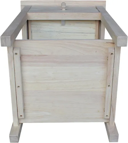Vista 10 de International Concepts - Lámpara de mesa, madera, sin terminar